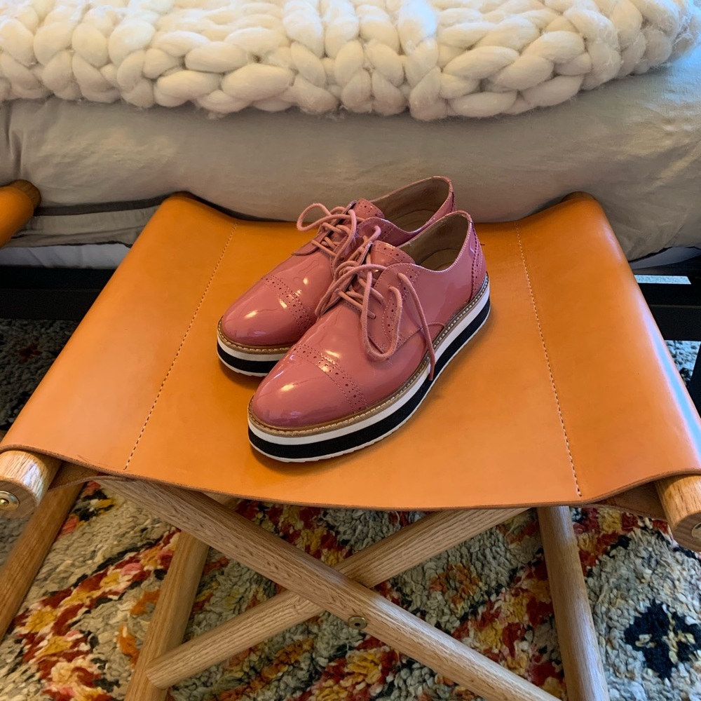 Atlantic Pacific X Halogen Mauve Patent Flatforms